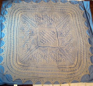 Sheltand Lace Sampler unpainted.