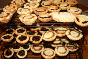 Todays tarts cooling off before going into storage!