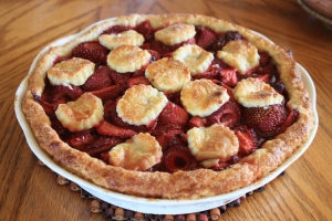 More pies, cookies and tarts in the my future - Strawberry pie from last years stove!