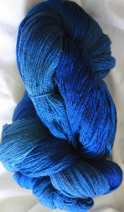Baby Makin' Blue - I am makin' a shawl!