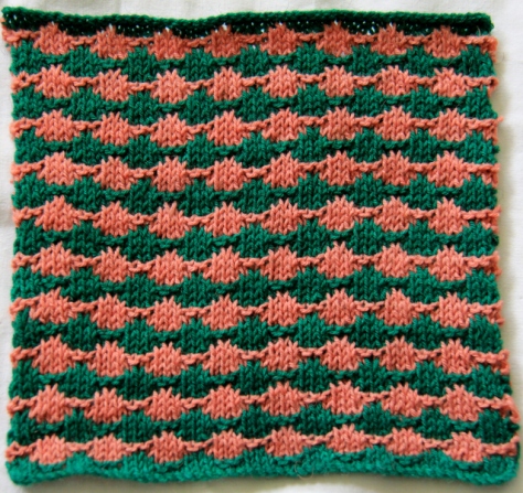 Beaded Stripe Square - no beads this pattern looks like strings of beads!